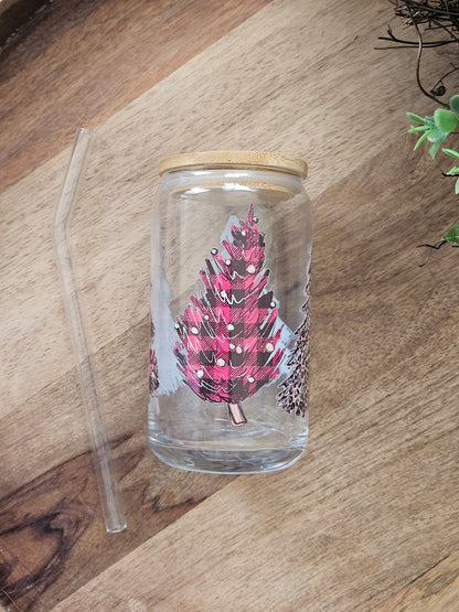 Christmas Tree Glass Cup