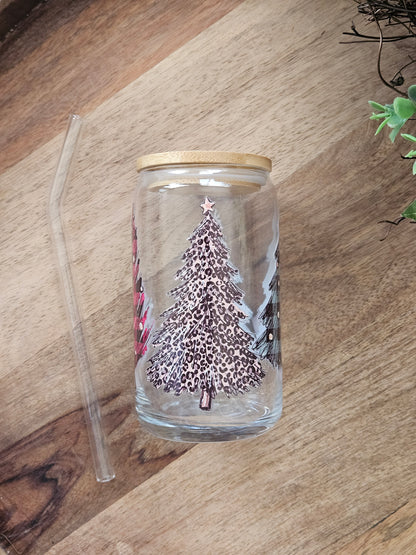 Christmas Tree Glass Cup