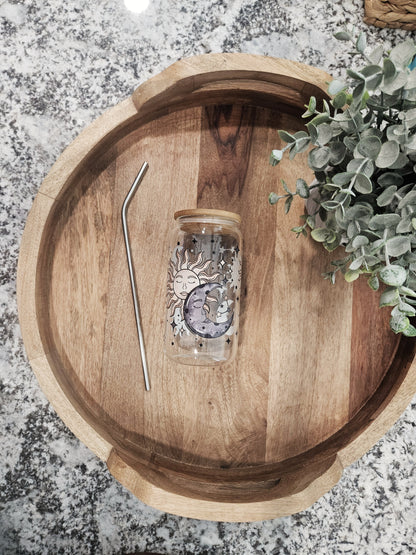 Sun and Moon Glass Cuo - Desert Blossom Gifts