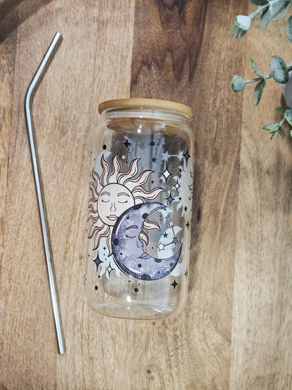 Sun and Moon Glass Cuo - Desert Blossom Gifts