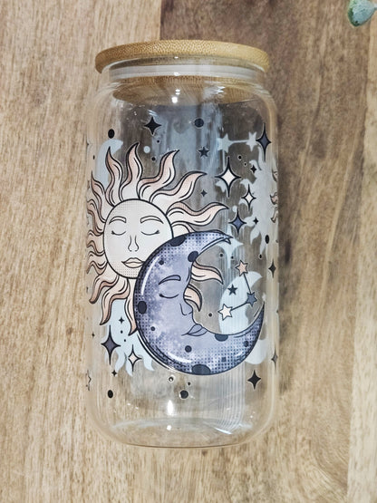 Sun and Moon Glass Cuo - Desert Blossom Gifts