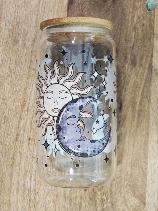 Sun and Moon Glass Cuo - Desert Blossom Gifts