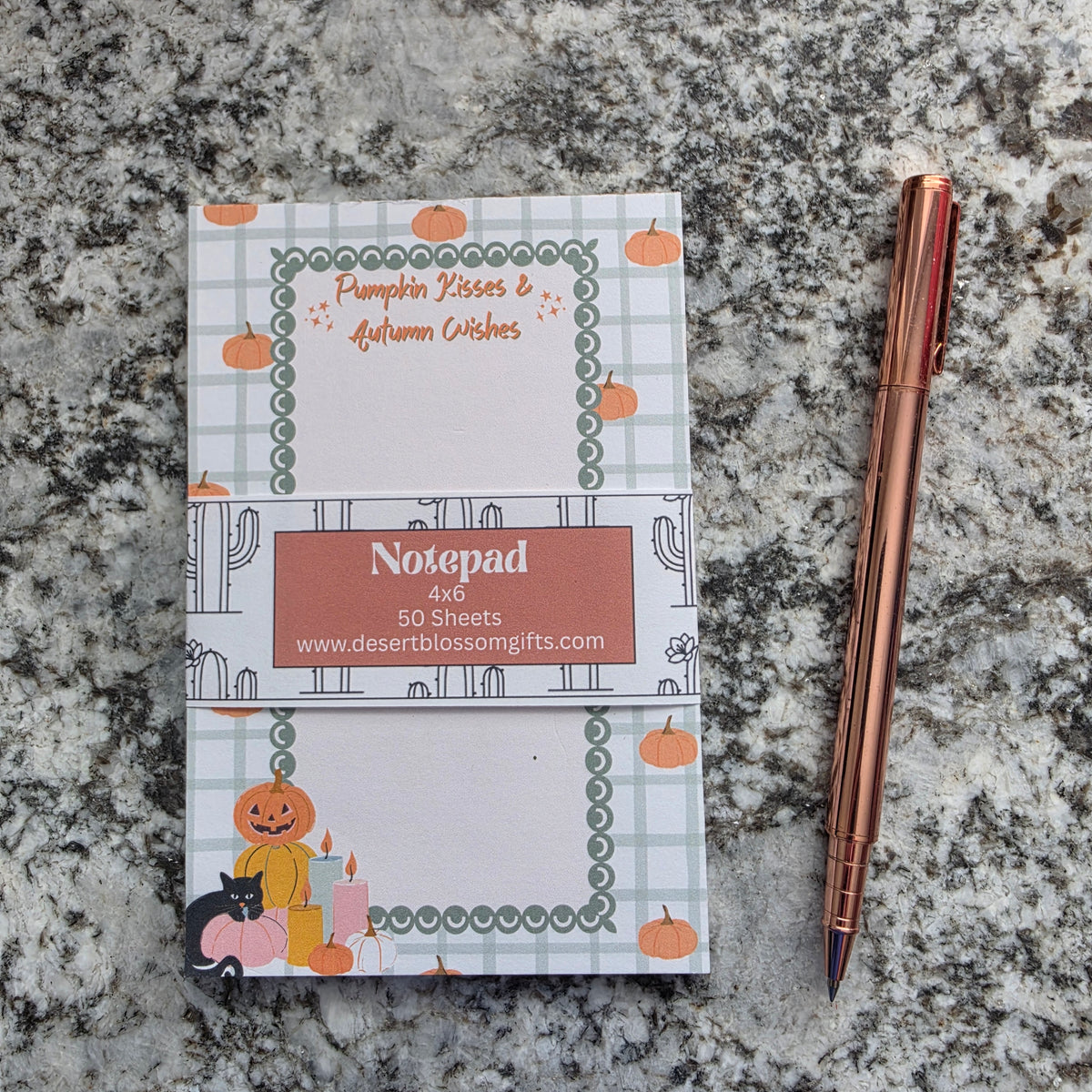 Pumpkin Kisses Notepad