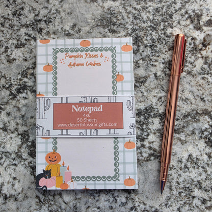 Pumpkin Kisses Notepad
