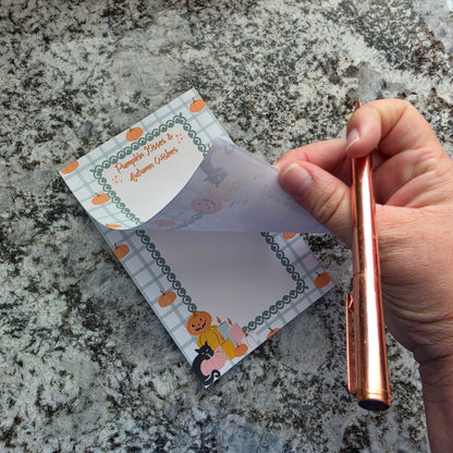 Pumpkin Kisses Notepad