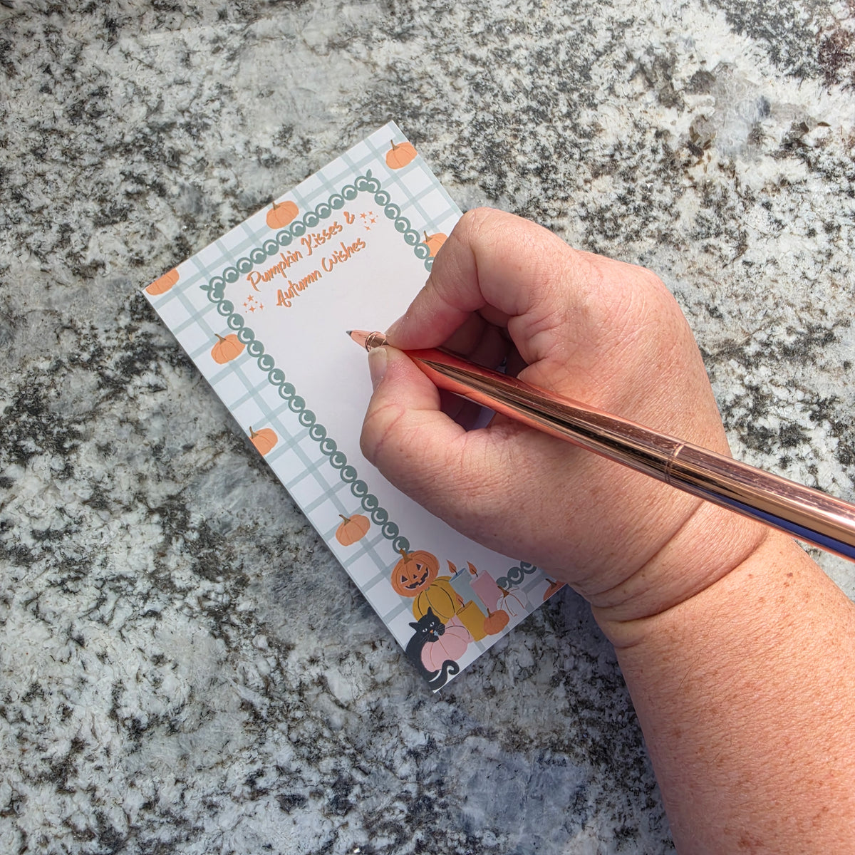 Pumpkin Kisses Notepad