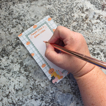 Pumpkin Kisses Notepad