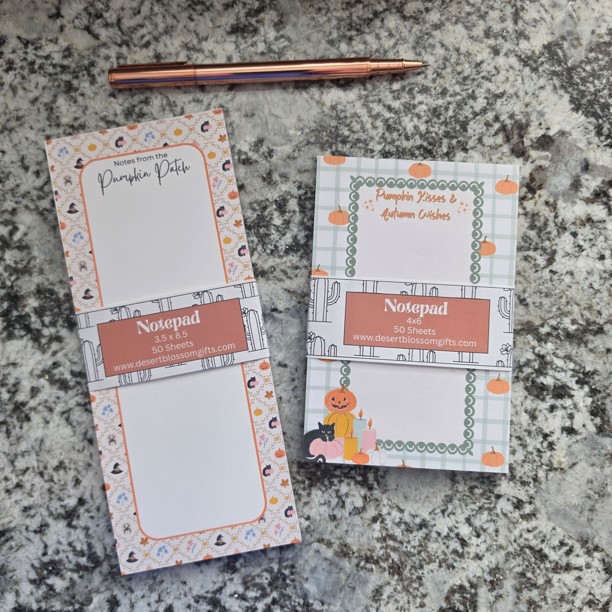 Pumpkin Kisses Notepad