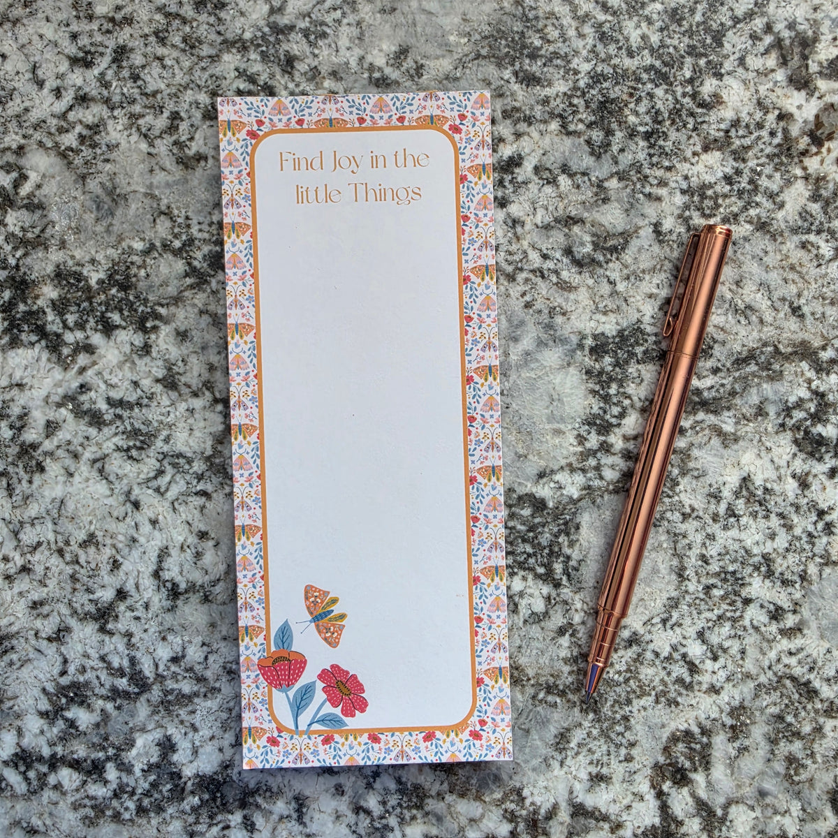 Find Joy Butterfly Notepad