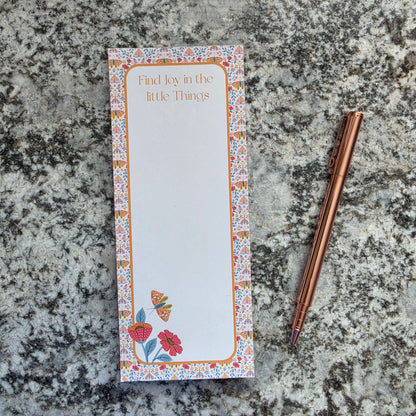 Find Joy Butterfly Notepad