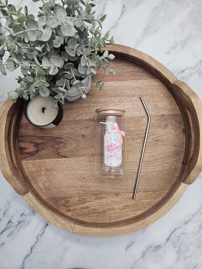 Diet Dr. Pep Glass Cup - Desert Blossom Gifts
