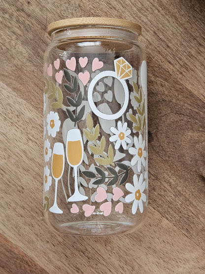 Engagement & Anniversary Glass Cup - Desert Blossom Gifts