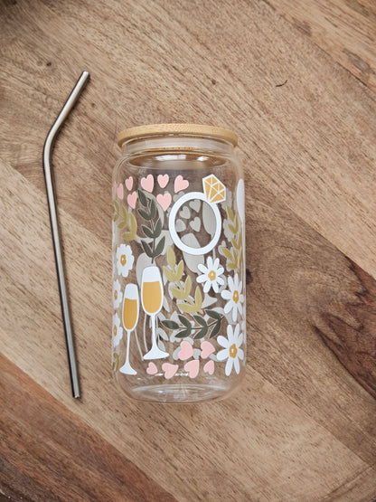 Engagement & Anniversary Glass Cup - Desert Blossom Gifts