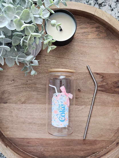 Diet Soda Glass Cup - Desert Blossom Gifts